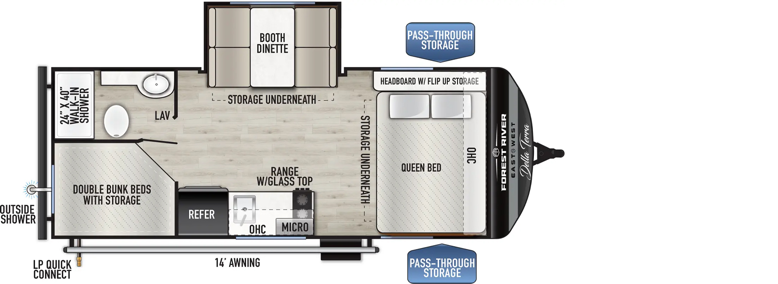 181BHSLE Floorplan Image